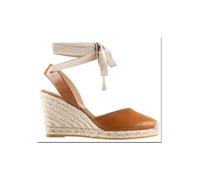 Högl Leder-Keilpumps "Marisol" in Hellbraun - Größe 38,5 | Pumps