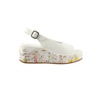 Högl Leder-Keilsandaletten "Loulou" in Weiß - Größe 39 | Damen Sandalen