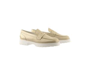 Högl Leder-Mokassins "Bailey" in Gold - Größe 38 | Damen Schuhe Halbschuhe
