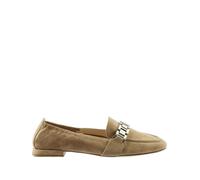 Högl Leder-Mokassins in Hellbraun - Größe 41 | Damen Schuhe Halbschuhe