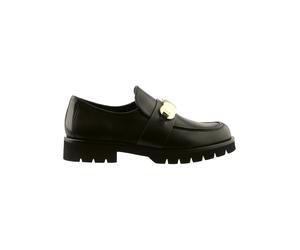 Högl Leder-Mokassins in Schwarz - Größe 40 | Damen Schuhe Halbschuhe