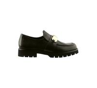 Högl Leder-Mokassins in Schwarz - Größe 41 | Damen Schuhe Halbschuhe