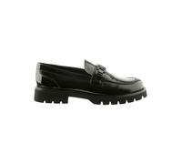 Högl Leder-Mokassins in Schwarz - Größe 44 | Damen Schuhe Halbschuhe