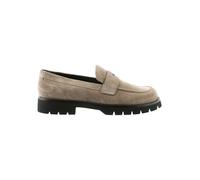 Högl Leder-Mokassins in Taupe - Größe 42,5 | Damen Schuhe Halbschuhe