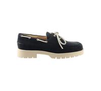 Högl Leder-Mokassins "Timberly" in Dunkelblau - Größe 40 | Damen Schnuerschuhe