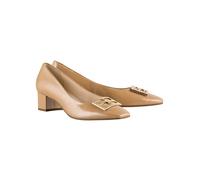 Högl Leder-Pumps "Delia" in Hellbraun - 53% | Größe 38,5 | Pumps