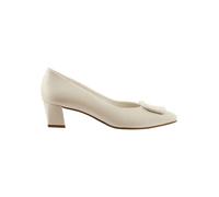Högl Leder-Pumps in Creme - Größe 40 | Pumps