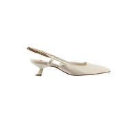 Högl Leder-Pumps in Creme - Größe 42 | Pumps