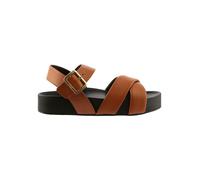 Högl Leder-Sandalen "Katie" in Hellbraun - Größe 41 | Damen Sandalen