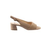 Riemchensandale HÖGL "Högl Sandalen Veloursleder", Damen, Gr. 37,5, taupe, Veloursleder, Schuhe Riemchensandale (38209648-37,5) taupe