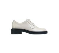 Högl Leder-Schnürschuhe "George" in Creme - Größe 37,5 | Damen Schnuerschuhe