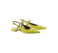 Högl Leder-Slingballerinas "Faye" in Grün - Größe 37 | Damen Ballerinas