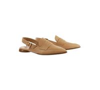 Högl Leder-Slingballerinas "Ginger" in Camel - Größe 40 | Damen Ballerinas