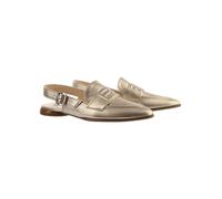 Högl Leder-Slingballerinas in Gold - Größe 35 | Damen Ballerinas
