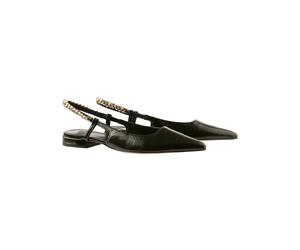 Högl Leder-Slingballerinas in Schwarz - Größe 38 | Damen Ballerinas