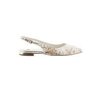 Högl Leder-Slingballerinas "Mona" in Creme - Größe 40 | Damen Ballerinas