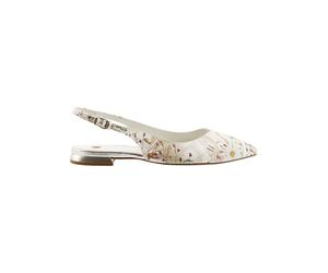 Högl Leder-Slingballerinas "Mona" in Creme - Größe 41,5 | Damen Ballerinas
