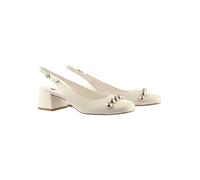 Högl Leder-Slingpumps "Ashley" in Creme - Größe 41 | Pumps