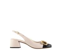 Högl Leder-Slingpumps in Creme - Größe 37,5 | Pumps