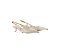 Högl Leder-Slingpumps in Creme - Größe 38 | Pumps