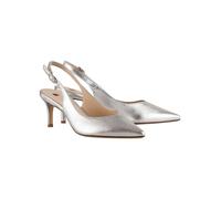Högl Leder-Slingpumps "Boulevard" in Silber - 43% | Größe 35 | Pumps