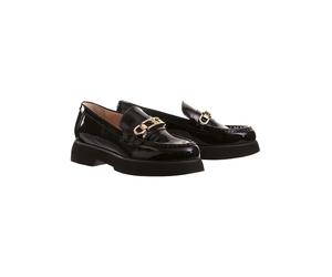 Högl Leder-Slipper "Cecil" in Schwarz - Größe 41,5 | Damen Schuhe Halbschuhe