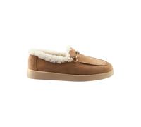 Högl Leder-Slipper "Dreamy" in Hellbraun - Größe 38,5 | Damen Schuhe Halbschuhe