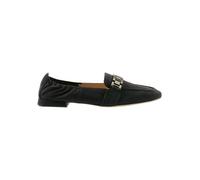 Högl Leder-Slipper in Dunkelblau - Größe 40 | Damen Schuhe Halbschuhe