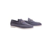 Högl Leder-Slipper "Joe" in Blau - Größe 41 | Damen Schuhe Halbschuhe