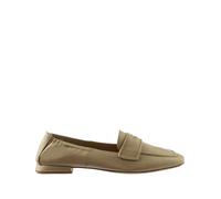 Högl Leder-Slipper "Liu" in Taupe - Größe 38 | Damen Schuhe Halbschuhe