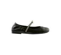 Högl Leder-Spangenballerinas in Schwarz - Größe 42 | Damen Ballerinas
