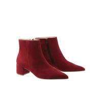 Högl Leder-Stiefeletten "Beatrice" in Rot - Größe 38,5 | Stiefeletten