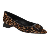 Högl Leo Schuhe Pumps braun gefleckt Leo-Look - Größe 42