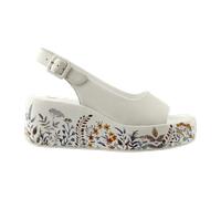 Högl LouLou Plateau Sandale weiß buntes Blumenmustert 2519 für Damen, weiß, Größe 37 ½ EU / 4,5 UK