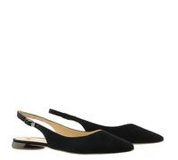 Ballerina HÖGL "Högl Ballerinas Veloursleder", Damen, Gr. 37, schwarz, schwarz, Veloursleder, Schuhe Ballerina (39092303-37) schwarz, schwarz