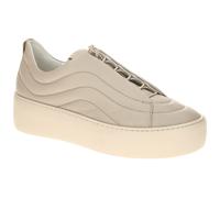 Högl Pad Schuhe Plateau Sneaker grau beige Gummizug 0240 - Größe 40