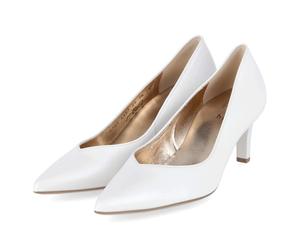 Högl Pumps - Gr. 36 - Weiß - Glattleder