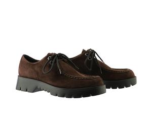 Högl - SALLY Damen Schnürschuh chocplumvelours chocplum - Gr. - UK 4½