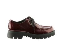 Schnürschuh HÖGL "Högl Halbschuhe Leder", Damen, Gr. 40, rot (weinrot), Leder, casual, Schuhe (40470730-40) weinrot