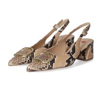 Högl Slingpumps Beige - Gr. 37 - Echt Leder