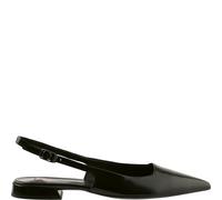 Ballerina HÖGL "Högl Ballerinas Leder", Damen, Gr. 39, schwarz lack, Leder, Schuhe Ballerina (61473419-39) schwarz lack