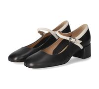 Högl Spangenpumps - Gr. 38,5 - Schwarz - Glattleder
