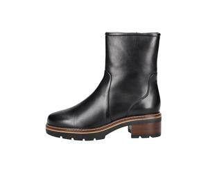 Högl Stiefelette Leder Schwarz Warmfutter - 38