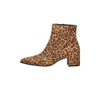 Stiefelette HÖGL "Högl Stiefelette Veloursleder", Damen, Gr. 38, braun (leopard), Veloursleder, casual, Schuhe (14872500-38) leopard