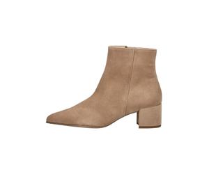 Högl Stiefelette Veloursleder Taupe - 37,5