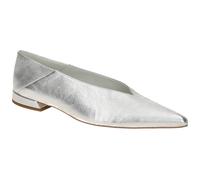Högl Tea Ballerina Schuhe silber metallic V-Schnitt 1821 für Damen, silber, Gr. 38 EU / 5 UK
