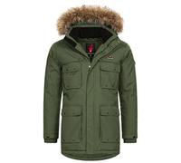 Höhenhorn Arpiglias Herren Winter Jacke Parka Grün Gr. S