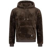 Höhenhorn Bärg Hoodie Teddyfleece Herren Kapuzen Braun Gr. S