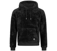 Höhenhorn Bärg Hoodie Teddyfleece Herren Kapuzen Schwarz Gr. L