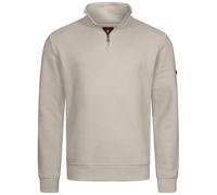 Höhenhorn Troiberg Herren Pullover 1/4 Zip Sweatshirt Beige Gr. 3XL